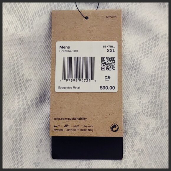 NWT Nike Kobe Dri-FIT Standard Issue Reversible Basketball Jersey FZ0934 XXL - Picture 15 of 16